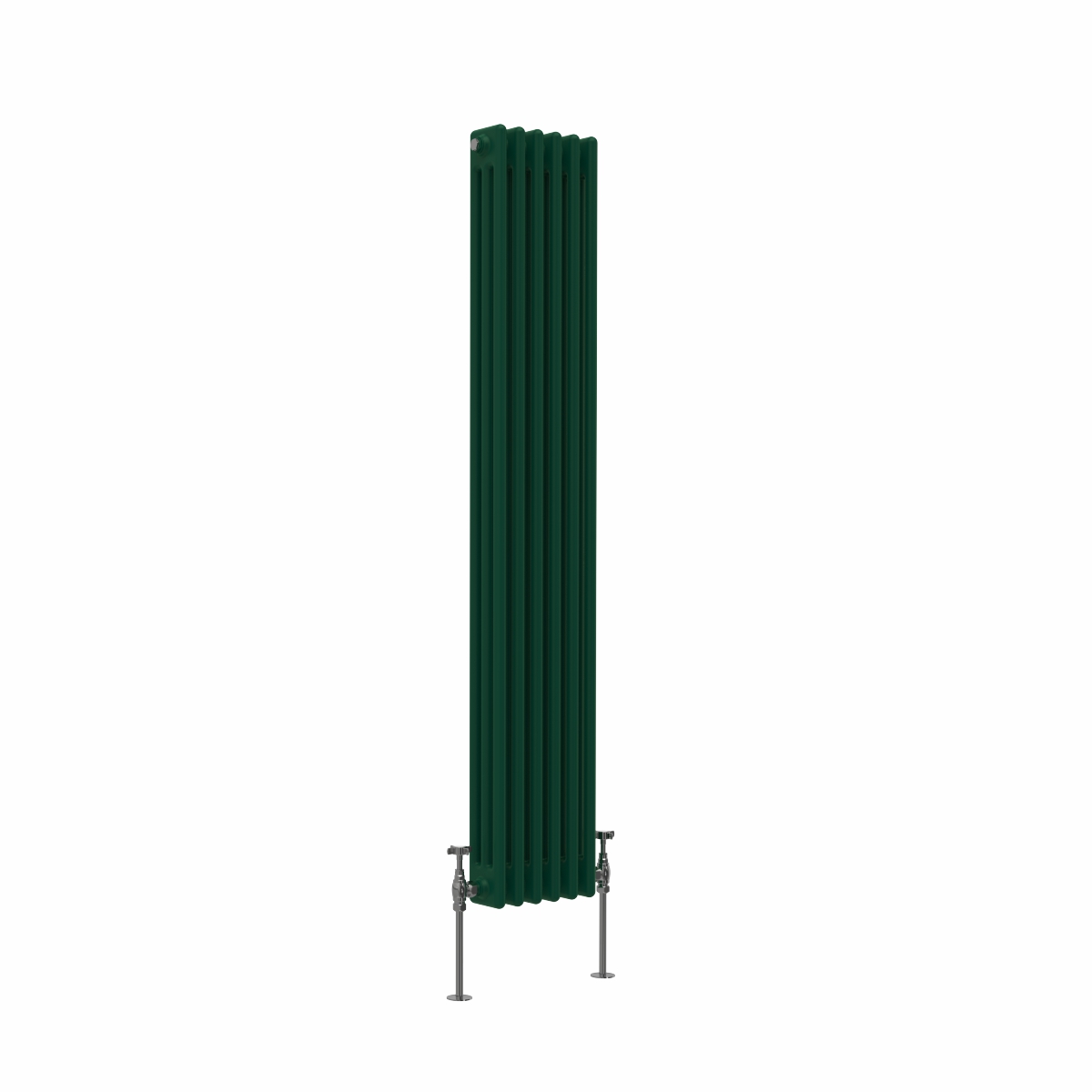 Bern 1500 x 290mm Moss Green Triple Vertical Column Radiator