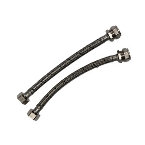 22mm x 3/4" Pair Flexible Tap Connectors 300mm - WRAS Approved