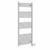 Bergen 1600 x 600mm Straight Chrome HEC Thermostatic Electric Heated Towel Rail