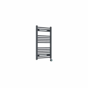 Bergen 800 x 500mm Straight Anthracite Thermostatic Touch Control Wifi Electric Heated Towel Rail