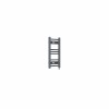 Bergen 600 x 300mm Straight Anthracite Prefilled Electric Heated Towel Rail