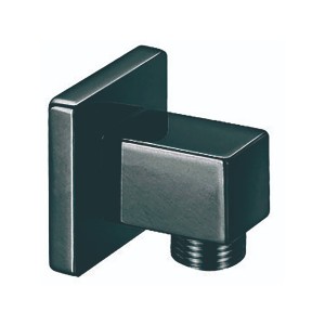Beauly Square Outlet Elbow Matt Black