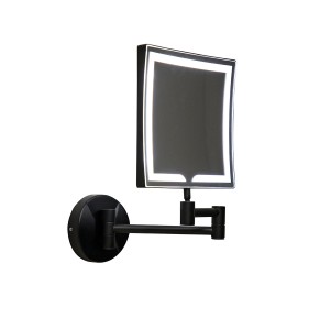 Imperio Arianna - Black Square LED Make-Up Mirror Magnifying