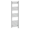 Bergen 1600 x 495mm Straight Chrome Thermostatic Electric Heated Towel Rail