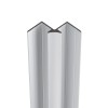 Showerwall Internal Profile For Waterproof Wall Panels - Satin Silver