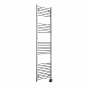 Bergen 1800 x 500mm Straight Chrome Thermostatic Wifi Control Electric Heated Towel Rail
