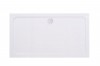 Rectangle White Stone Shower Tray - 1400 x 900mm - Includes Waste