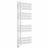 Koli 1200 x 450mm White Thermostatic Touch Control Electric Heated Towel Rail