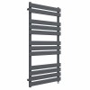 Juva 1200 x 600mm Sand Grey Flat Panel Simple Electric Heated Towel Rail