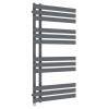 Koli 1200 x 600mm Anthracite Simple Electric Heated Towel Rail