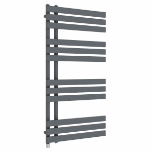 Koli 1200 x 600mm Anthracite Simple Electric Heated Towel Rail