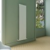 Carisa Plata 1800 x 490mm White Designer Aluminium Radiator