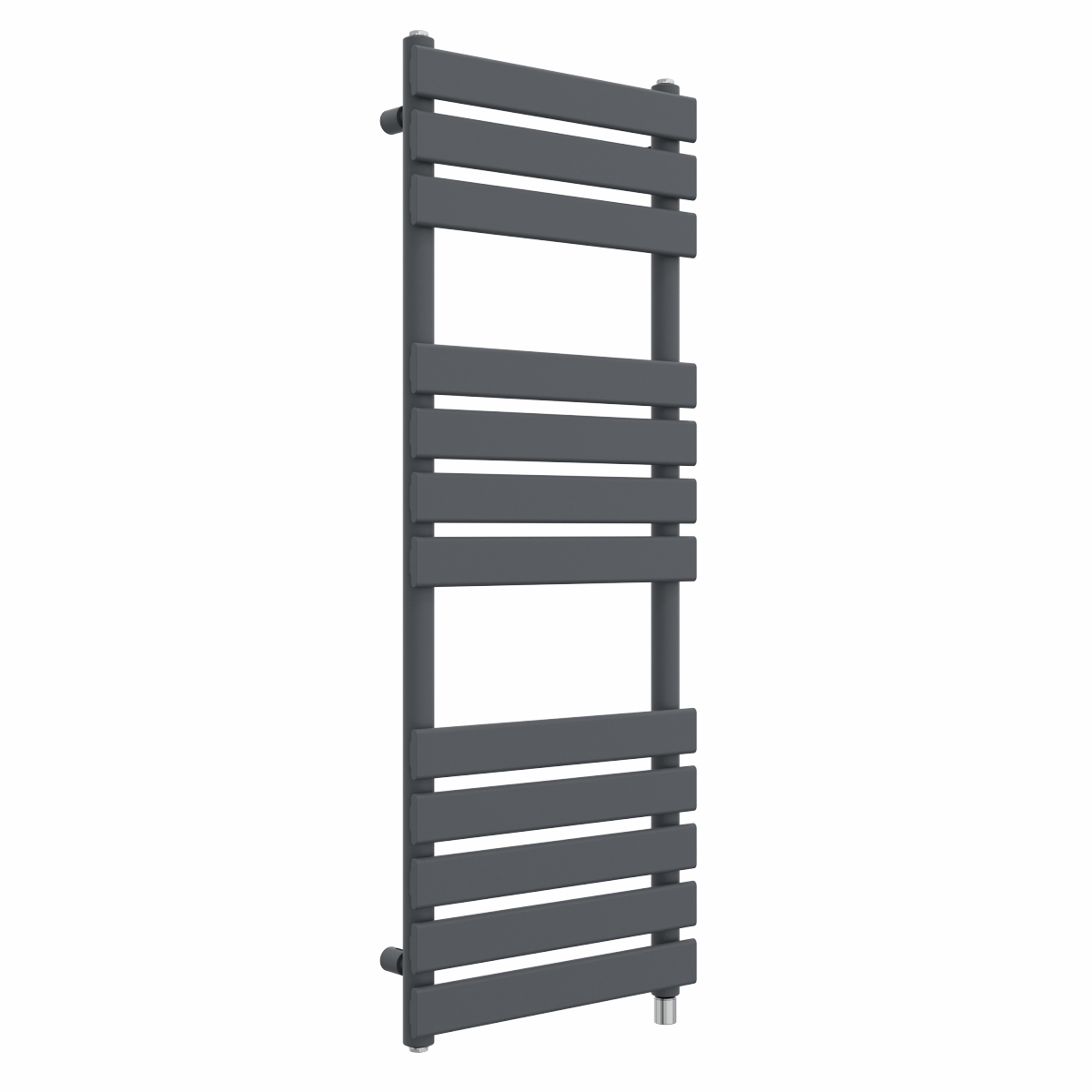 Juva 1200 x 450mm Sand Grey Flat Panel Simple Electric Heated Towel Rail