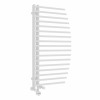 Sigla 1000 x 550mm Dual Fuel White Thermostatic Touch Control Electric Heated Towel Rail
