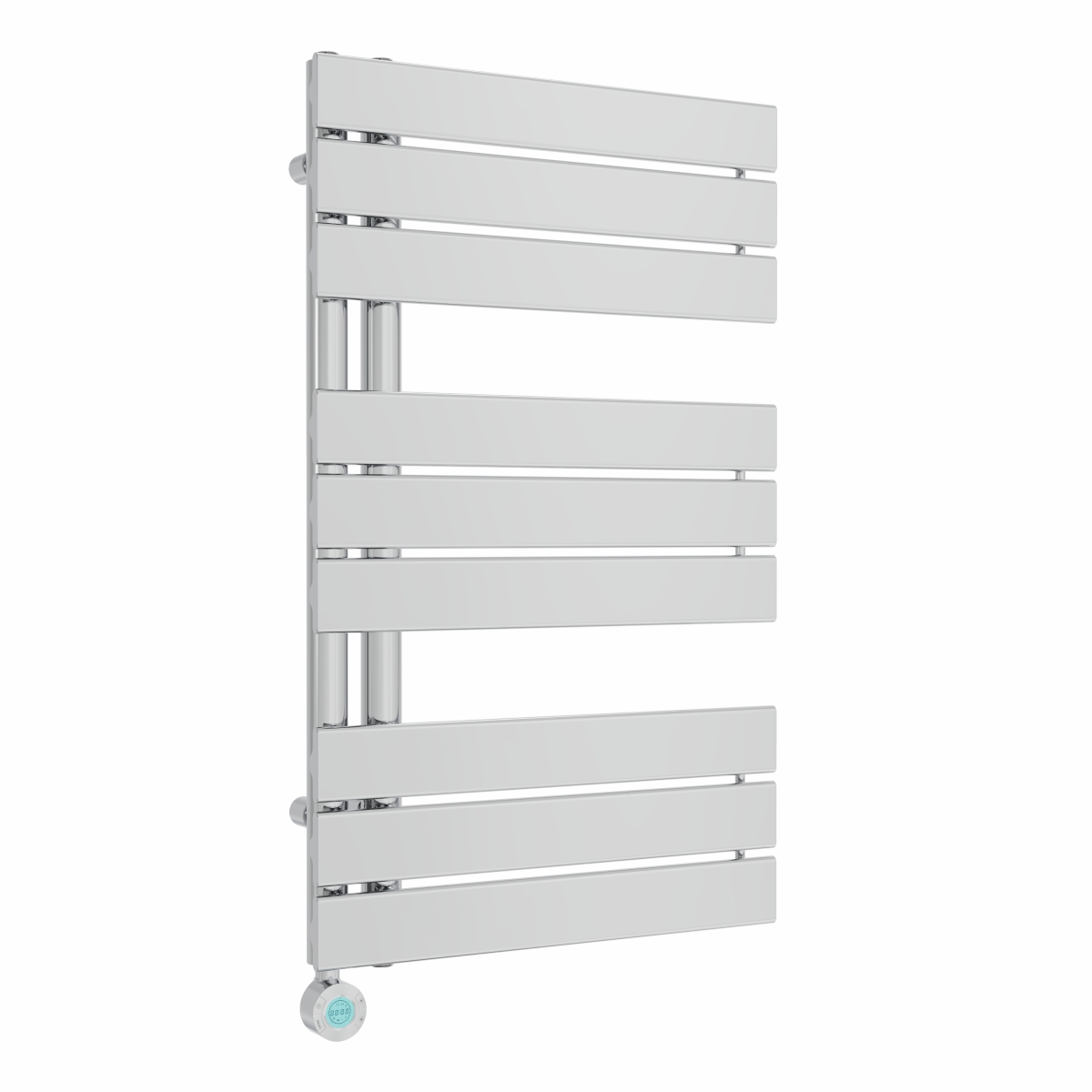 Kristiansund 824 x 500mm Chrome II Thermostatic Touch Control Electric Heated Towel Rail