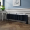 Bern 300 x 1460mm Sapphire Blue Four Column Horizontal Traditional Radiator
