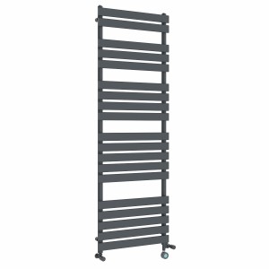 Juva 1800 x 600mm Dual Fuel Sand Grey Thermostatic Touch Control Wifi Electric Heated Towel Rail