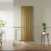 Lulea 1800 x 620mm Metallic Gold Double Flat Panel Vertical Designer Radiator