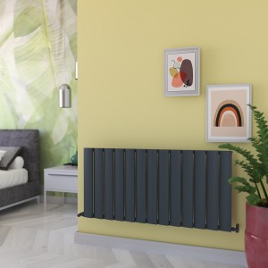 Carisa Step 600 x 1230mm Anthracite Designer Aluminium Radiator