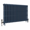 Classic  745 x 1150mm Farrow & Ball Hague Blue Triple Column Cast Iron Radiator - 18 Sections