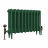 Classic  450 x 654mm  Farrow & Ball Duck Green Triple Column Cast Iron Radiator - 10 Sections
