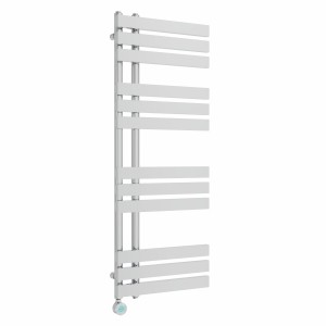 Koli 1200 x 450mm Chrome Thermostatic Touch Control Wifi Electric Heated Towel Rail