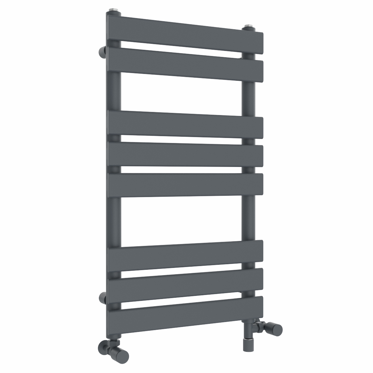 Juva 800 x 450mm Dual Fuel Sand Grey Flat Panel Simple Electric Heated Towel Rail