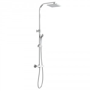 Yosemite - Exposed Thermostatic Shower Set With Square Head - Chrome