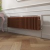 Bern 300 x 1190mm Metallic Bronze Triple Horizontal Column Radiator