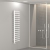 Carisa Terra L 1600 x 500mm White Designer Aluminium Towel Rail