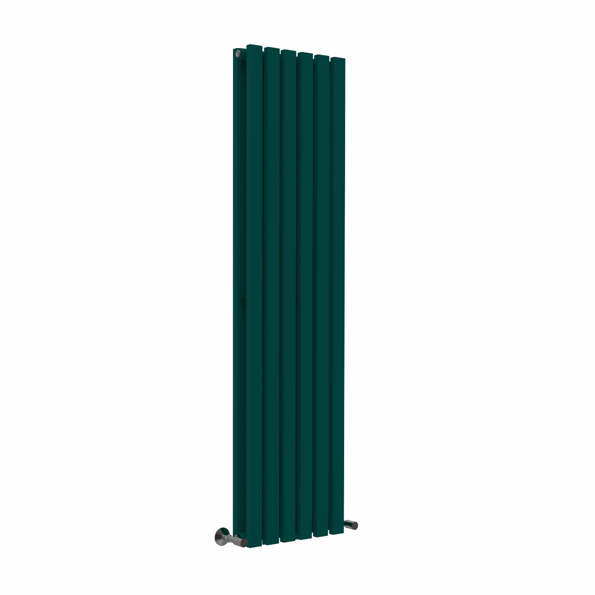 Lulea 1600 x 410mm Blue Green Double Flat Panel Vertical Designer Radiator
