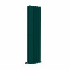Lulea 1600 x 410mm Blue Green Double Flat Panel Vertical Designer Radiator