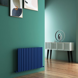 Carisa Tallis 600 x 950mm Navy Blue Designer Aluminium Radiator