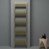 Carisa Fame 1740 x 500mm Brushed Brass Anodized Designer Aluminium Towel Rail