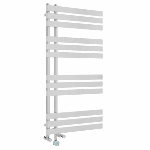 Koli 1200 x 600mm Dual Fuel Chrome Thermostatic Touch Control Electric Heated Towel Rail