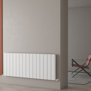Carisa Angers Double 600 x 1495mm White Designer Aluminium Radiator
