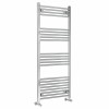 Bergen 1400 x 600mm Straight Chrome Heated Towel Rail
