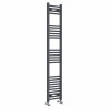 Bergen 1600 x 300mm Straight Anthracite Heated Towel Rail