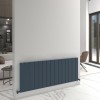 Carisa Angers 600 x 1495mm Anthracite Designer Aluminium Radiator