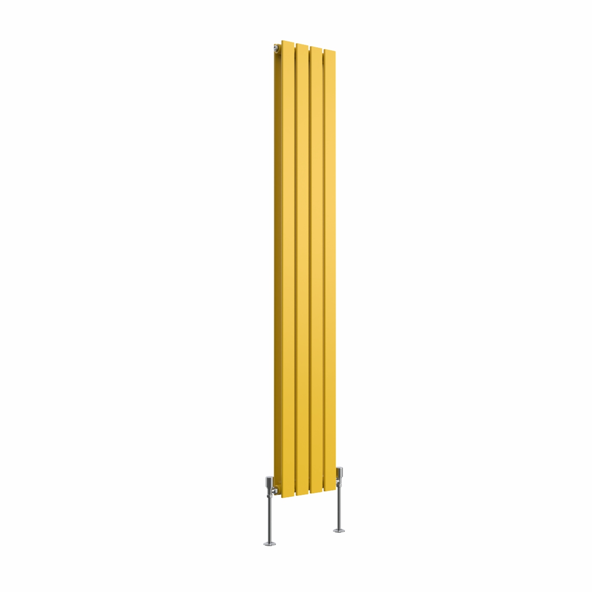 Karlstad 1800 x 274mm Zinc Yellow Double Vertical Flat Panel Designer Radiator