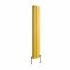 Karlstad 1800 x 274mm Zinc Yellow Double Flat Panel Vertical Designer Radiator