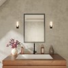 Level Frame 750 x 550 Grey Mirror