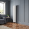 Bern 1800 x 380mm White Four Column Vertical Traditional Radiator