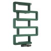 Terma Bookie 655 x 500mm Heated Towel Rail - Matt Green