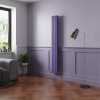 Norden 1800 x 237mm Elegant Purple Double Vertical Oval Column Designer Radiator