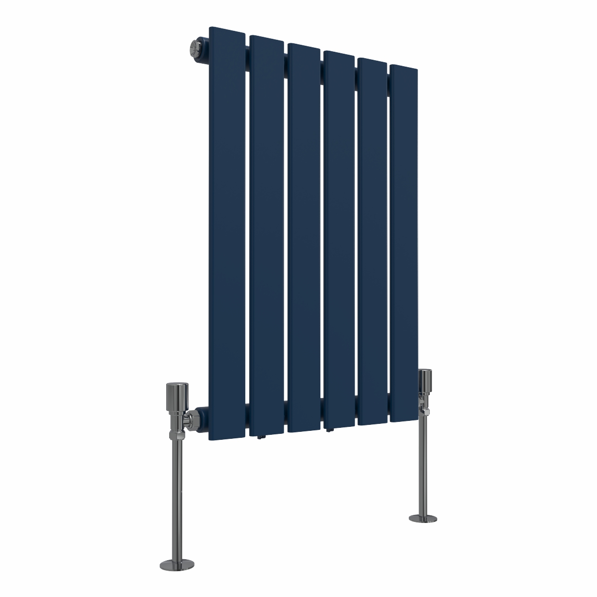Karlstad - Sapphire Blue Flat Panel Horizontal Designer Radiator - Choice of Size