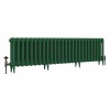 Classic  450 x 1646mm Farrow & Ball Duck Green Triple Column Cast Iron Radiator - 26 Sections