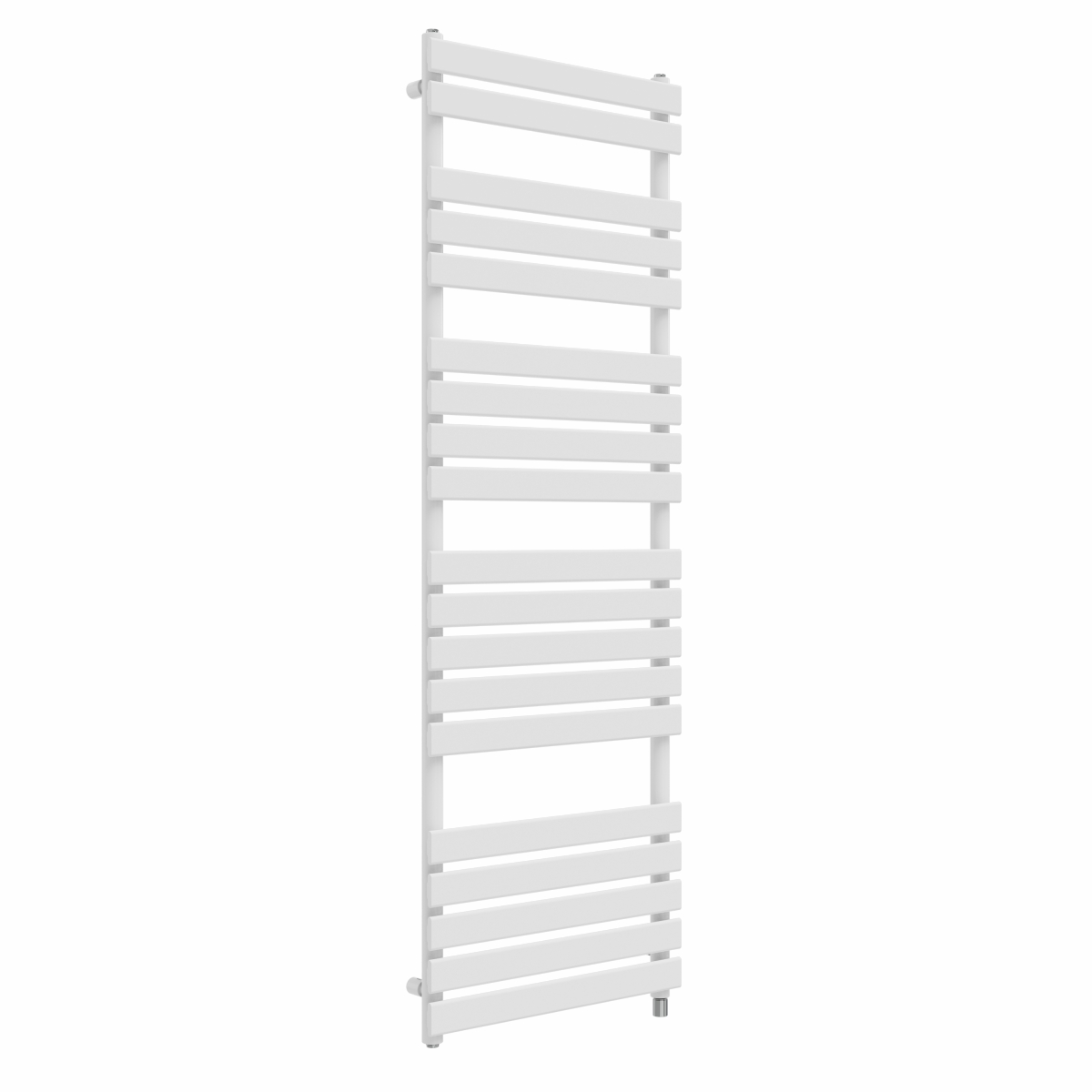 Juva 1800 x 600mm White Flat Panel Simple Electric Heated Towel Rail