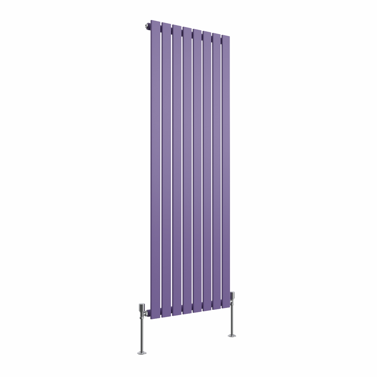 Karlstad 1600 x 546mm Elegant Purple Single Vertical Flat Panel Designer Radiator