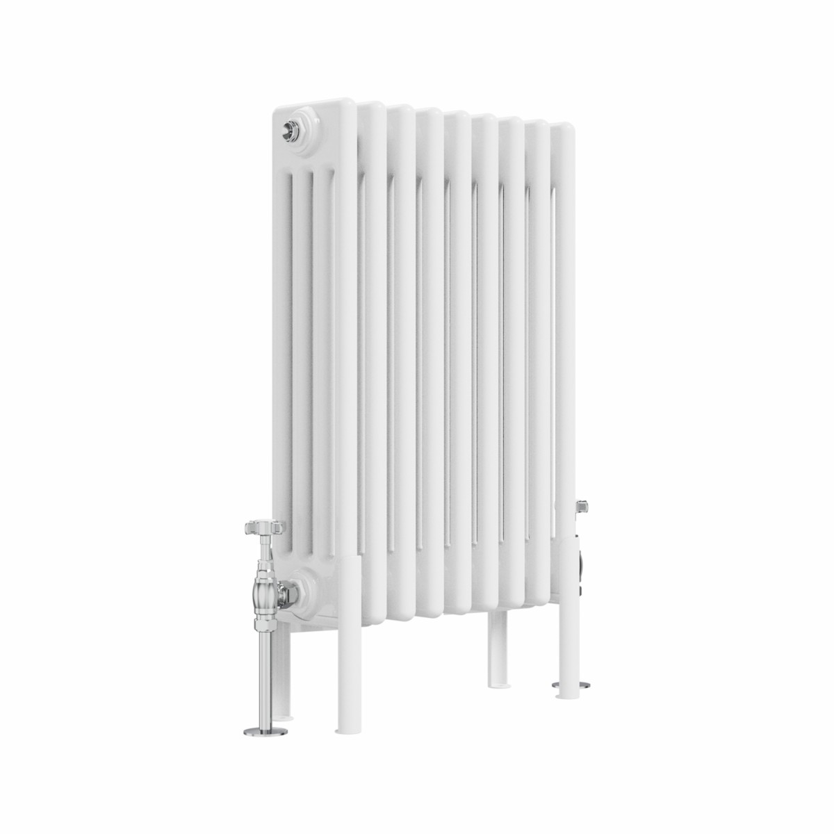 Bern&#x20;600&#x20;x&#x20;425mm&#x20;White&#x20;Four&#x20;Column&#x20;Horizontal&#x20;Traditional&#x20;Radiator